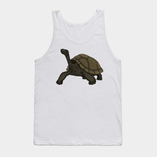 Galapagos land tortoise illustration Tank Top